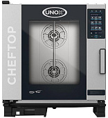 Пароконвектомат UNOX XEVC-0711-GPRM-HT газ купить по низкой цене в Челябинске | Комплекс Трейд.