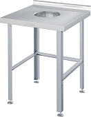 Стол для сбора отходов ATESY СРО-С-1-600.600-02-Н