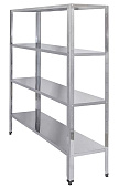 Стеллаж кухонный Luxstahl СР-1800x1700x400/4