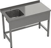 Ванна моечная одинарная бизнес Simeco ВМ1ЕЛ1607