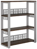 Стеллаж открытый КОБОР ST3-60/36 aluminum/charlston