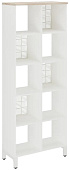 Стеллажная система КОБОР SQ-5X2 white/natural