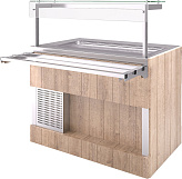 Прилавок холодильный Refettorio Capital RC12A (h=100 мм на 3 GN 1/1)