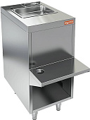 Стол закрытый HICOLD НБМБП-4/5 без борта, с полкой под блендер