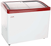Ларь морозильный Снеж МЛГ-350 красный