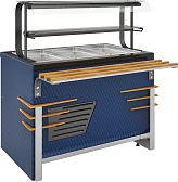 Прилавок холодильный Refettorio Case RC13AS (h=100 мм на 4 GN 1/1)