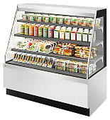 Витрина кондитерская Chilz VETE KUB OF 90 белый глянец, шлифованная нержавейка