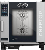 Пароконвектомат UNOX XEVC-0711-GPLM газ (левая дверь) купить по низкой цене в Челябинске | Комплекс Трейд.