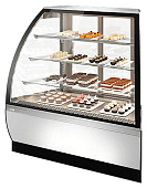Витрина кондитерская Chilz VETE LUX AN белый глянец, шлифованная нержавейка
