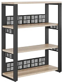 Стеллаж открытый КОБОР ST3-60/36 black/natural