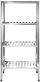 Стеллаж кухонный с решетчатыми полками Luxstahl СРРП-1800x900x600