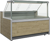 Витрина холодильная Carboma GC111 SL 1,25-1 1010 (статика, газлифт, без боковин)