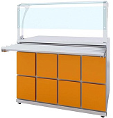 Прилавок нейтральный Luxstahl ПНП (С)-600 Premium (нерж.)