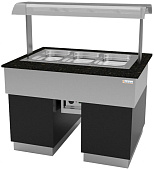 Прилавок тепловой Gastrolux ТМ-1310/3GN/SI