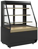 Витрина открытая Carboma KC70 VM 1,3-2 STANDARD (версия 2.0) (9005) (Cube 2)