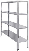Стеллаж кухонный Luxstahl СР-1800x2000x300/4