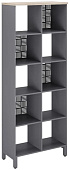 Стеллажная система КОБОР SQ-5X2 graphite/natural