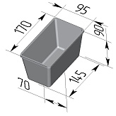 Кондитерская форма Спика Форма №11а/4 с ручками