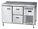 Стол холодильный Abat СХС-70-01 (2 ящика, 1 дверь, борт)