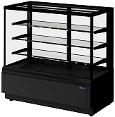 Витрина кондитерская KAYMAN K-ВК-900 люкс квадро черный