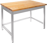 Стол кондитерский Luxstahl СК-15/8 (обвязка с 3 сторон)