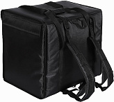 Терморюкзак для пицц Luxstahl тр2082 (450х450х400 мм, фольгированный, с вентиляцией, черный)