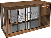 Витрина холодильная HICOLD VRL T 1300 R Bronze
